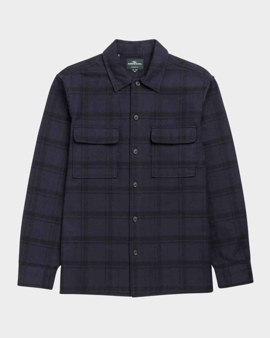 Mens Wadestown Slim-Fit Check Overshirt Product Image