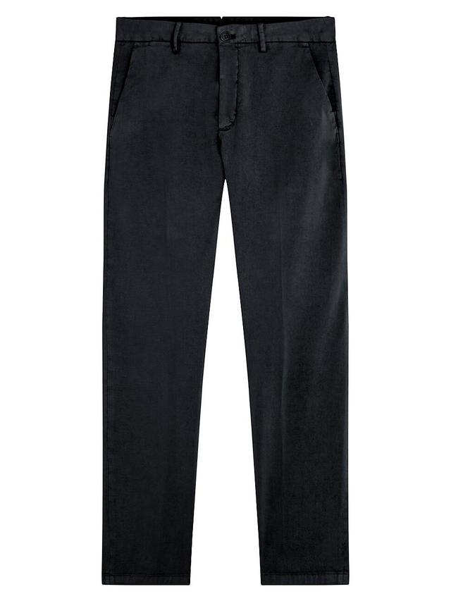 Mens Stretch Cotton-Blend Straight-Leg Chino Pants Product Image