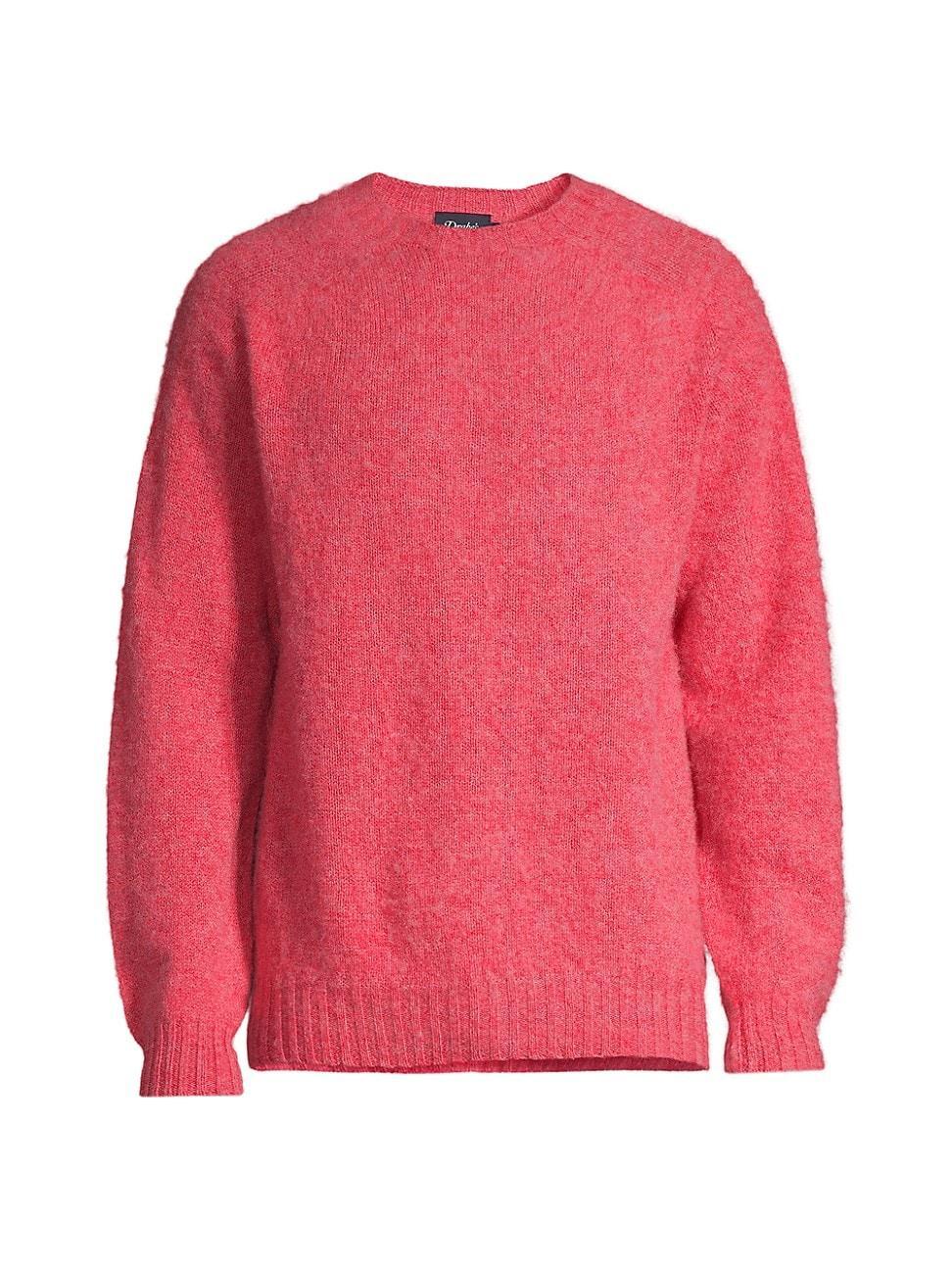 Drakes Brushed Wool Crewneck Sweater Product Image