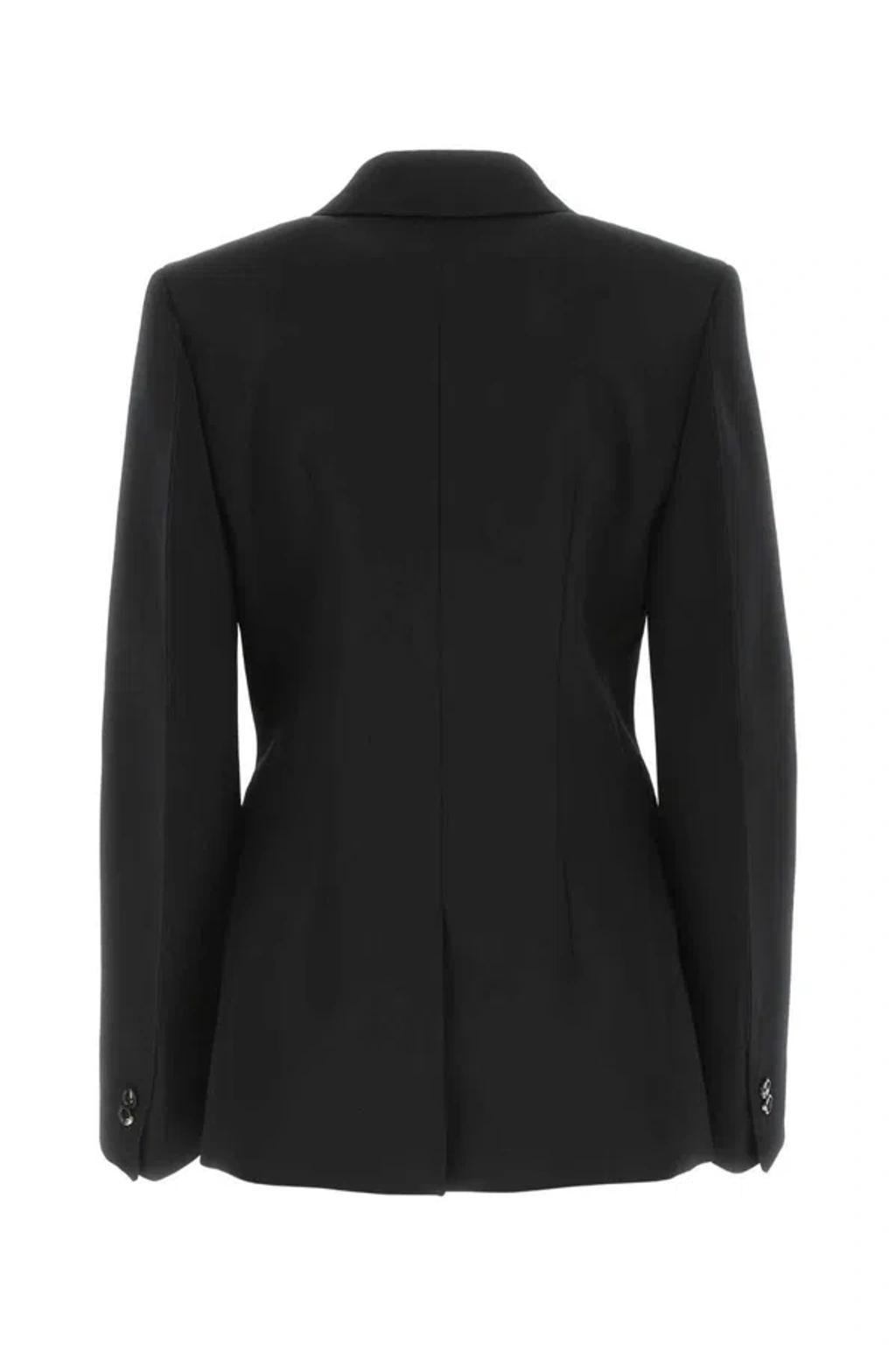 Black Wool Blazer Product Image