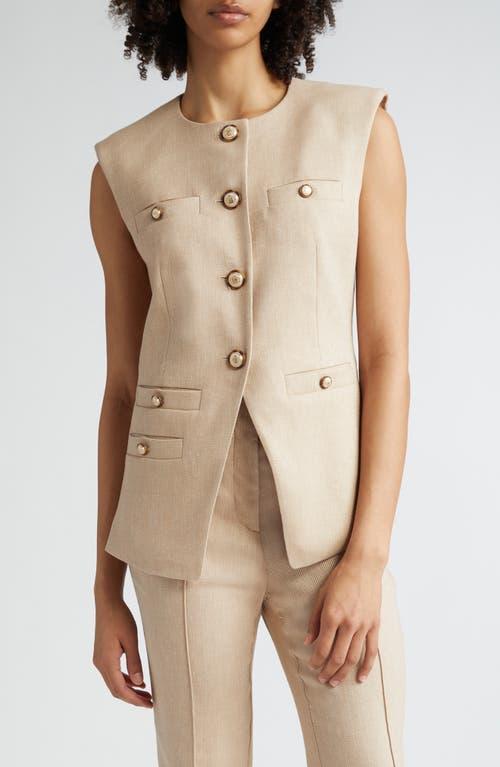 Tamara Linen-Blend Vest Product Image