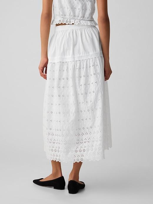 Gap &#215 DÔEN Eyelet Midi Skirt Product Image