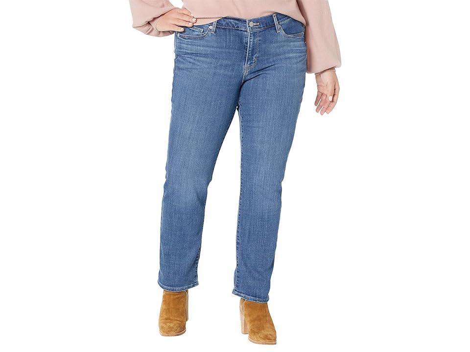 Levis Plus Size Classic Straight Leg Mid Rise Jeans Product Image