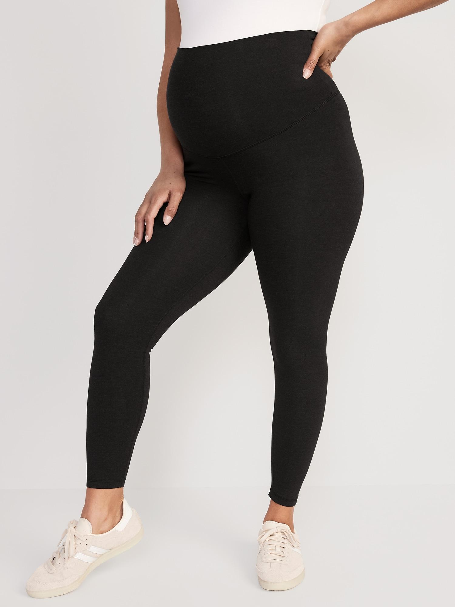 Maternity Rollover-Waist PowerChill 7/8 Leggings product image