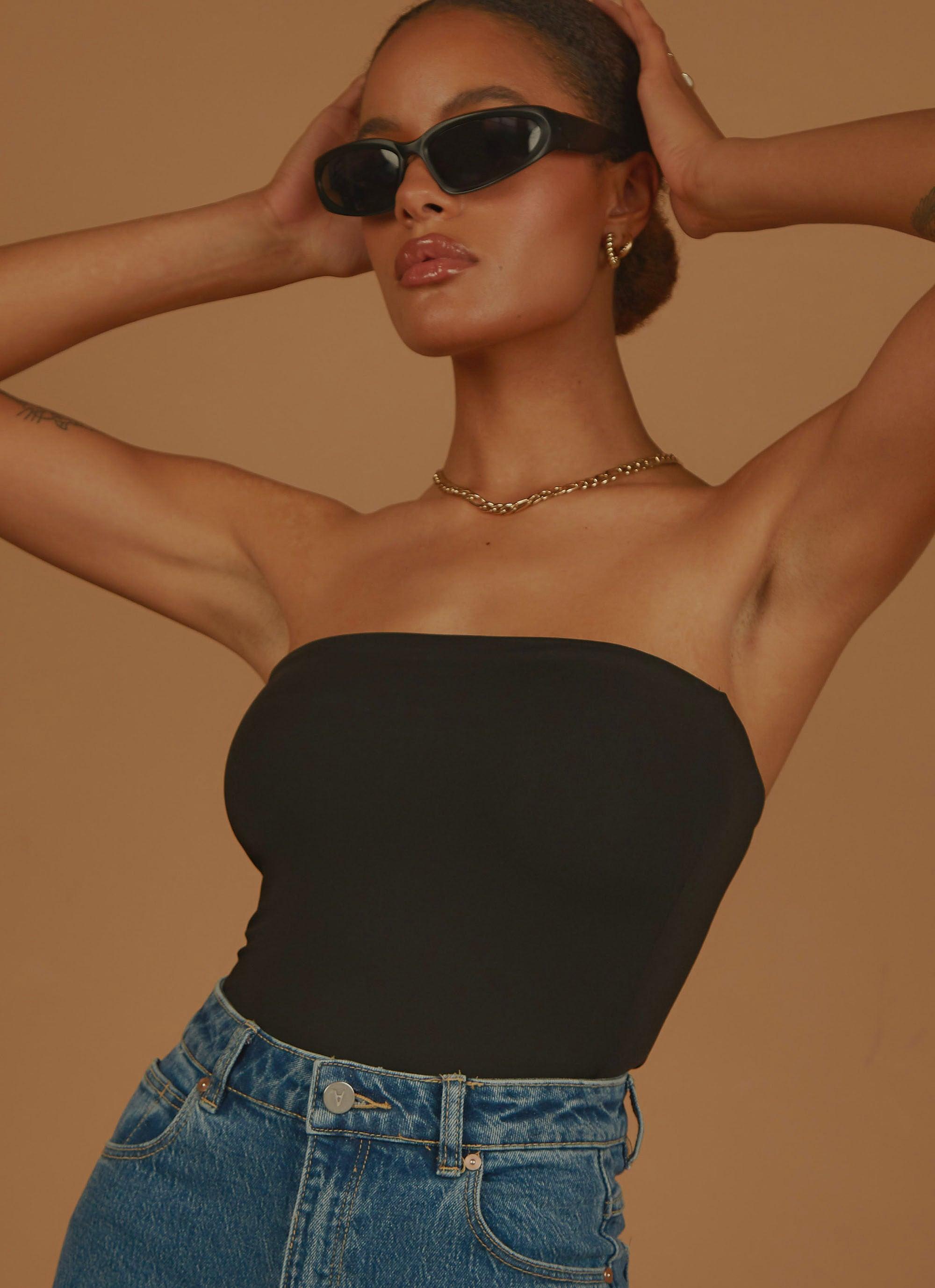 Uptown Tube Top - Black Product Image