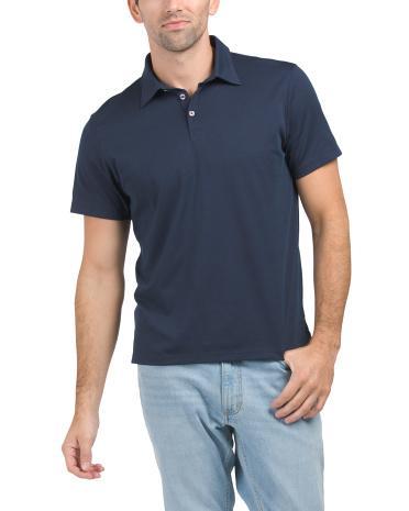 Short Sleeve Lux Polo T-shirt for Men Product Image