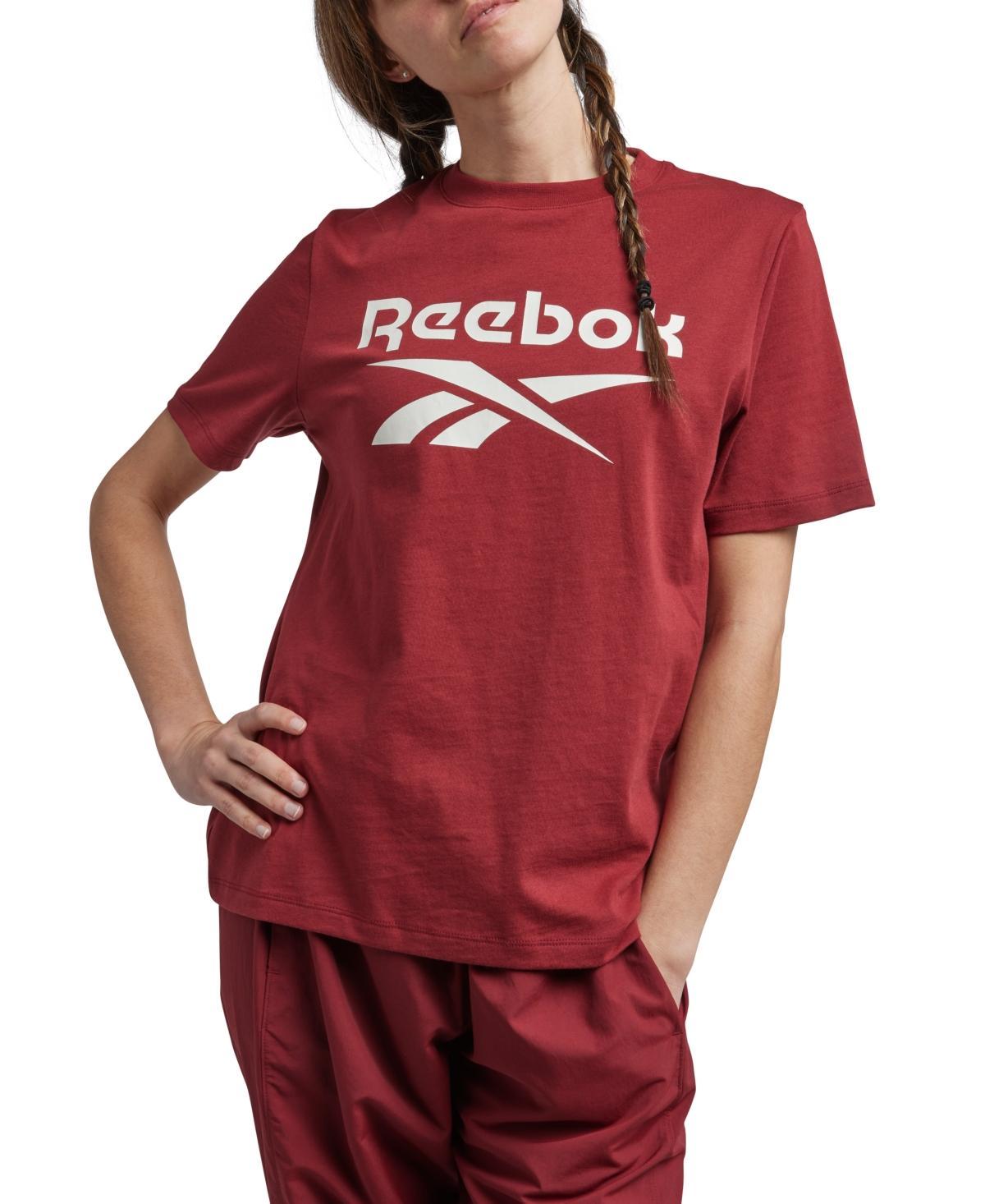 Reebok Womens Identity Cotton Big Logo T-Shirt Product Image