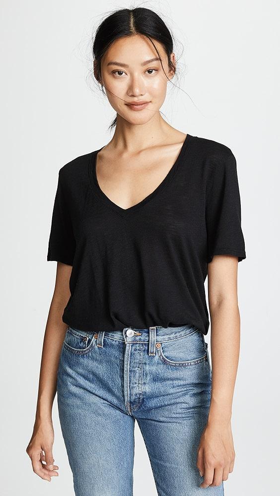 Splendid Cotton Modal Slub V Tee | Shopbop product image