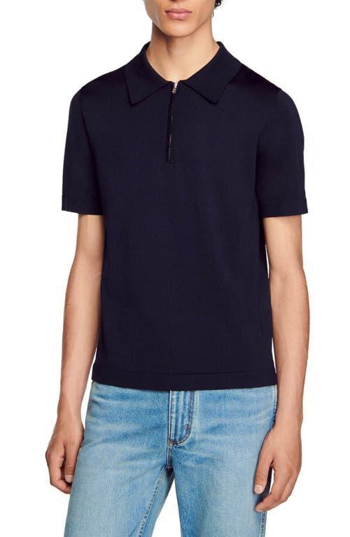 sandro Pablo Zip Polo Product Image