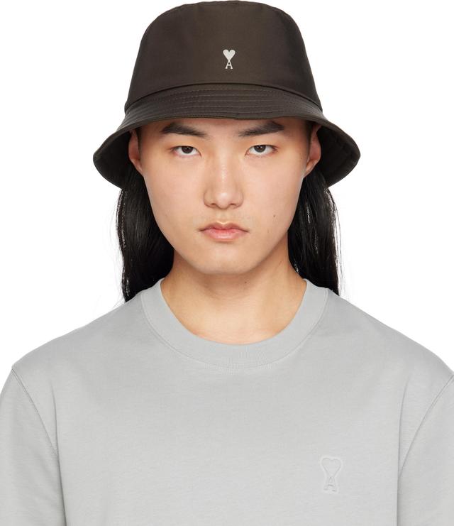 Brown Ami de Coeur Stud Bucket Hat Product Image