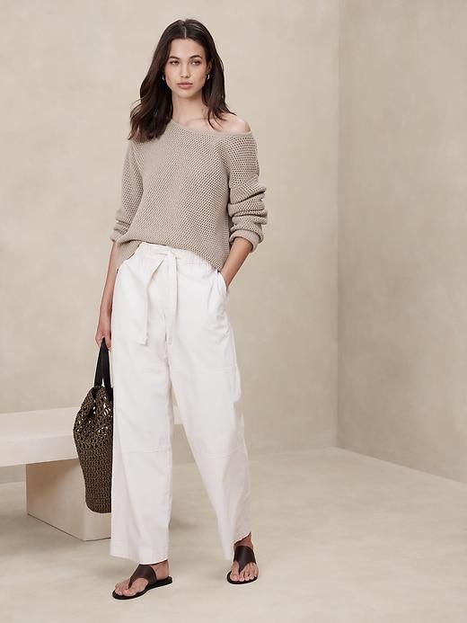 Poplin Straight Pant product image