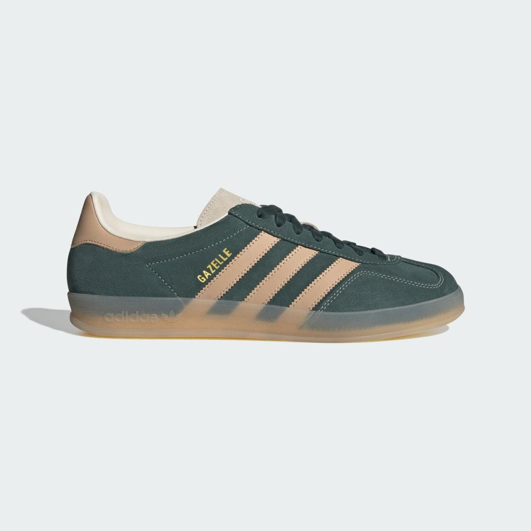 adidas Gazelle Indoor Shoes Shadow Green M 12 / W 13 Mens Product Image