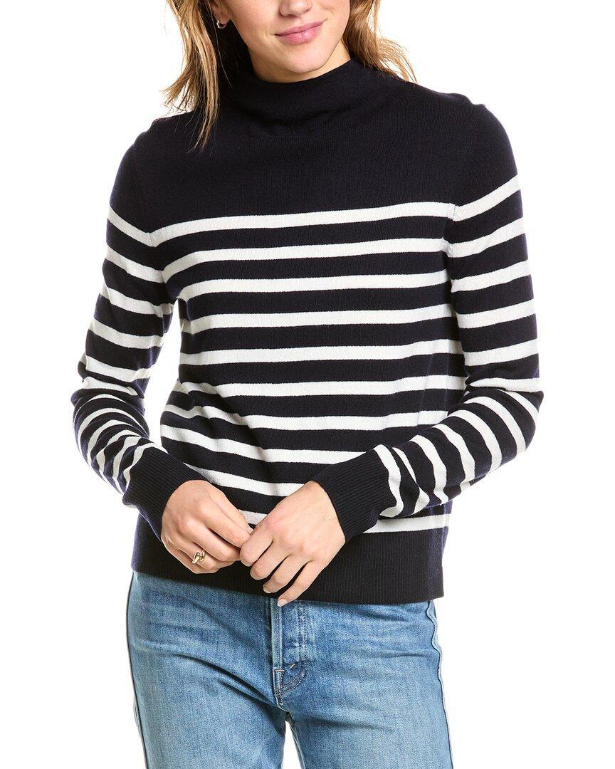 VINCE Wool & Cashmere-blend Turtleneck Sweater In Black Product Image