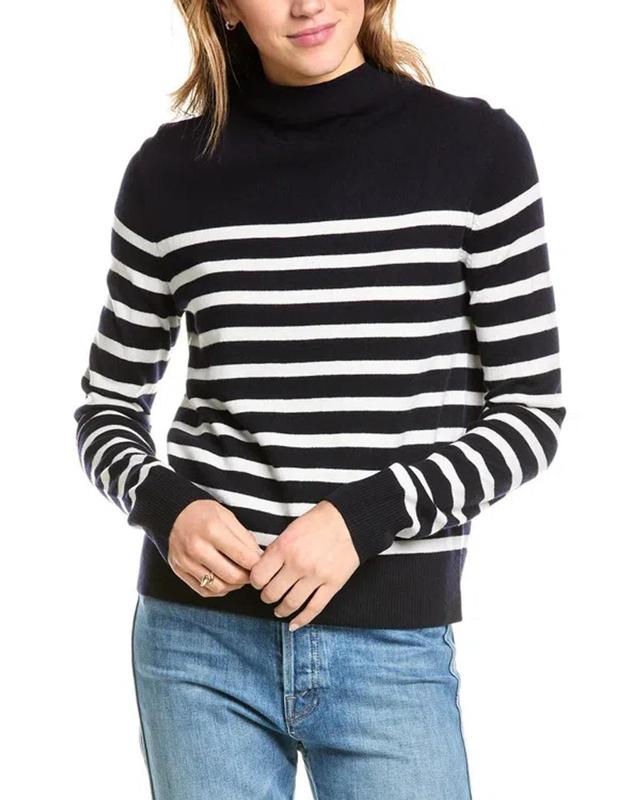 Wool & Cashmere-blend Turtleneck Sweater In Black Product Image