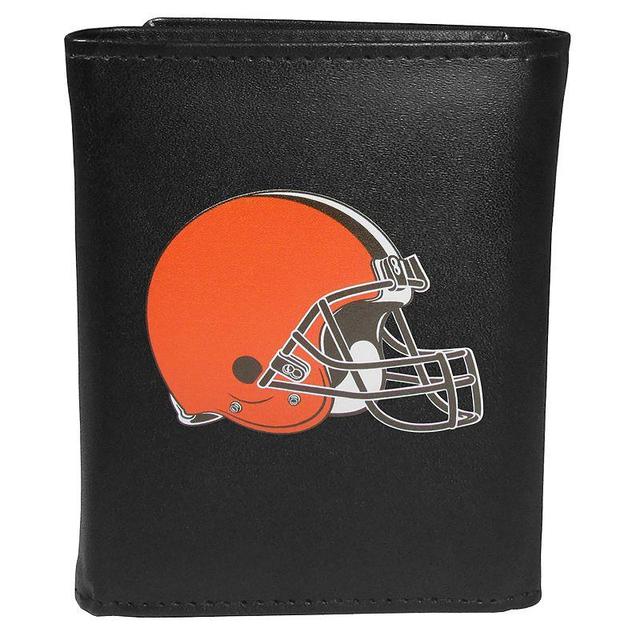 Mens Cleveland Browns Logo Tri-Fold Wallet Product Image