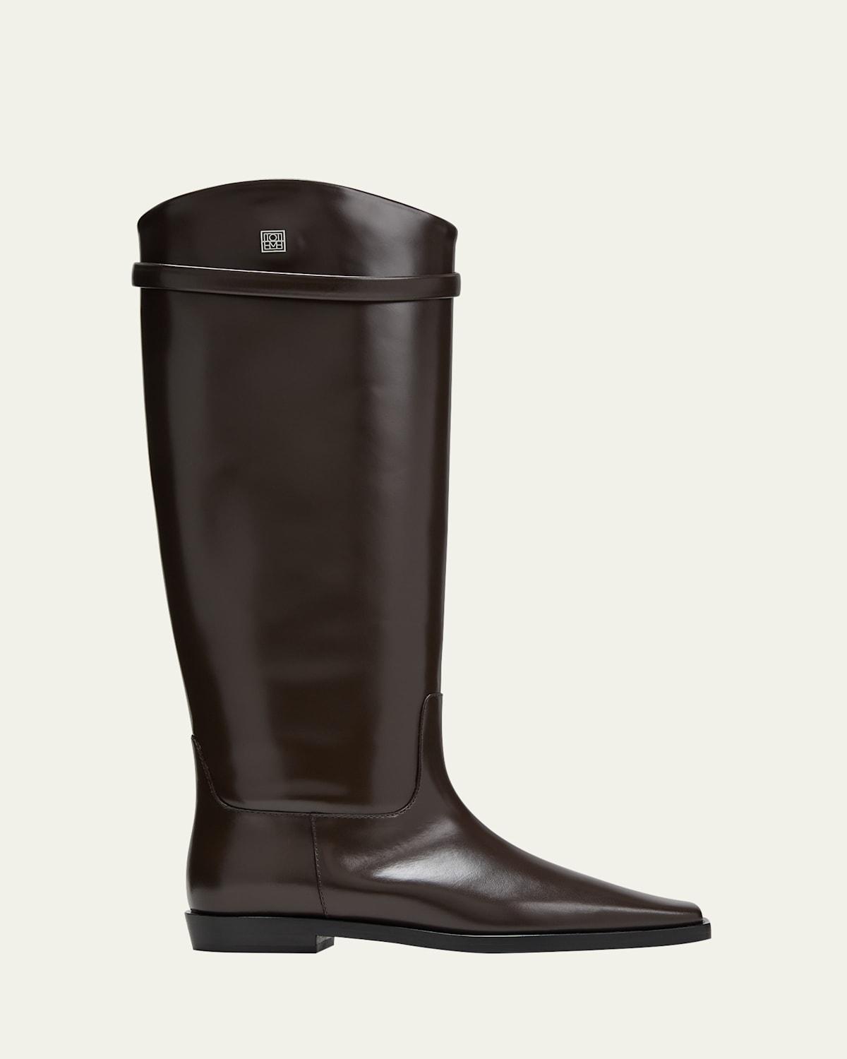 TOTÊME Riding Boot In Black Product Image