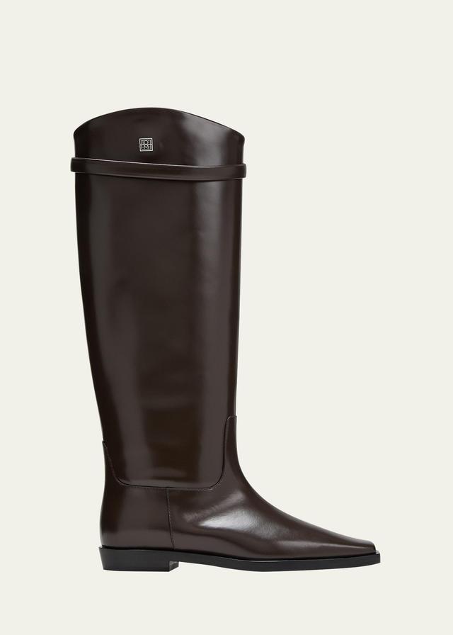 Womens The Riding Leather Boots Product Image