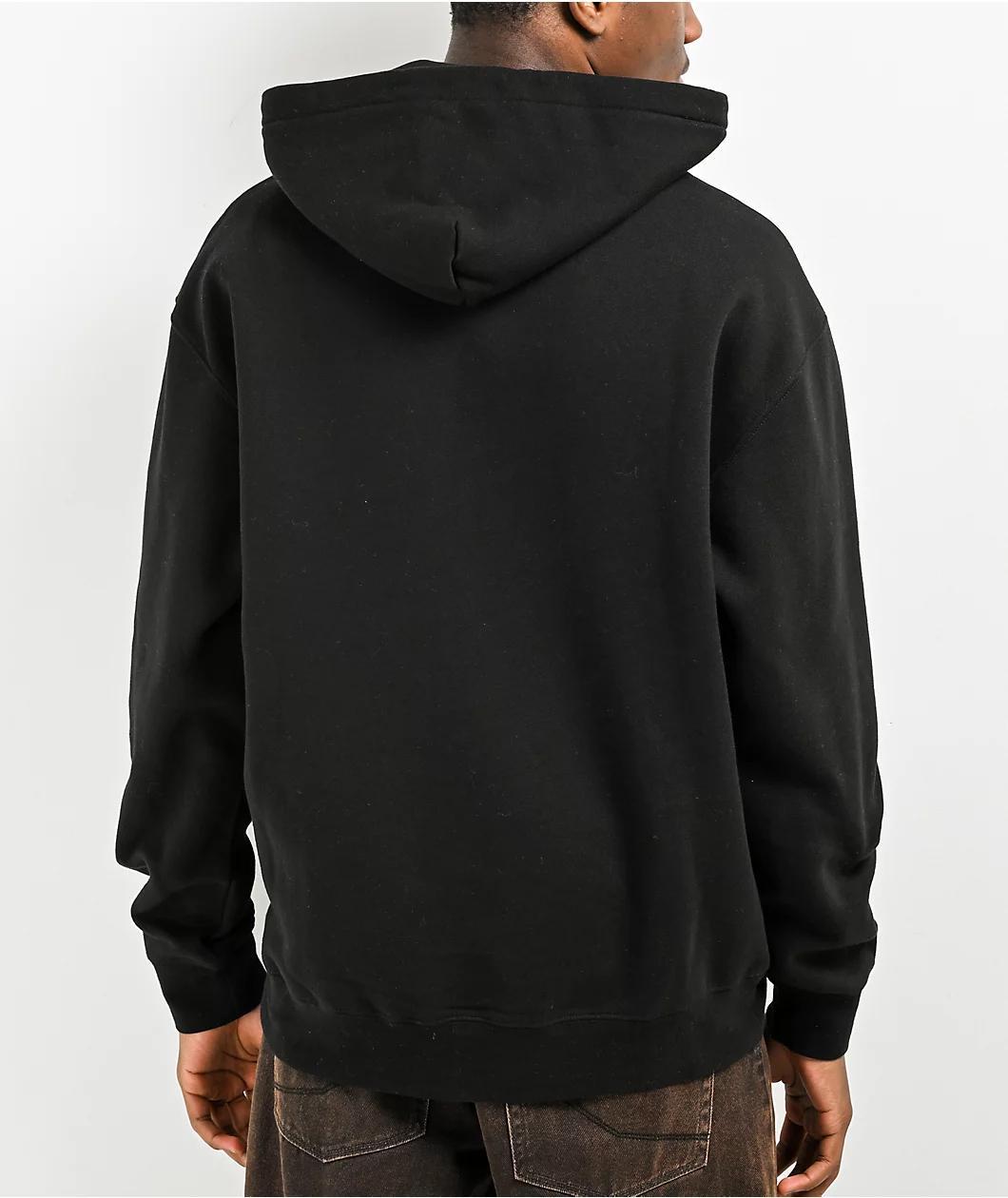 HUF Swish Black Hoodie Product Image