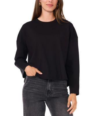 Vince Camuto Womens Drop-Shoulder Sweatshirt Product Image