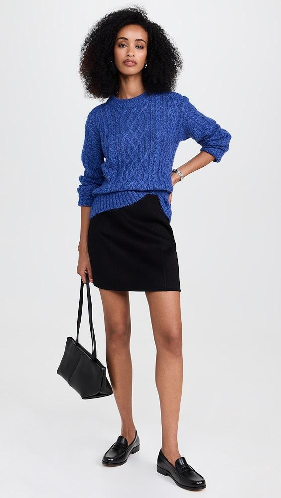 Alex Mill Willow Fisherman Sweater In Mohair Wool | Shopbop Product Image