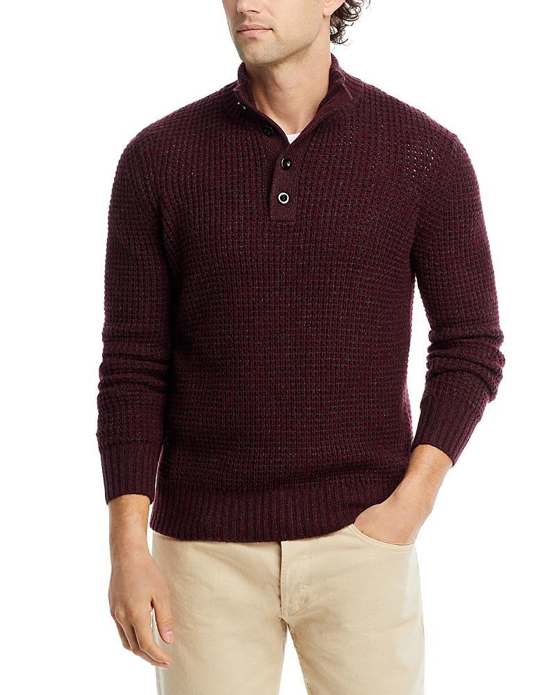 Faherty Wool & Cashmere Regular Fit Mock Neck Sweater Product Image