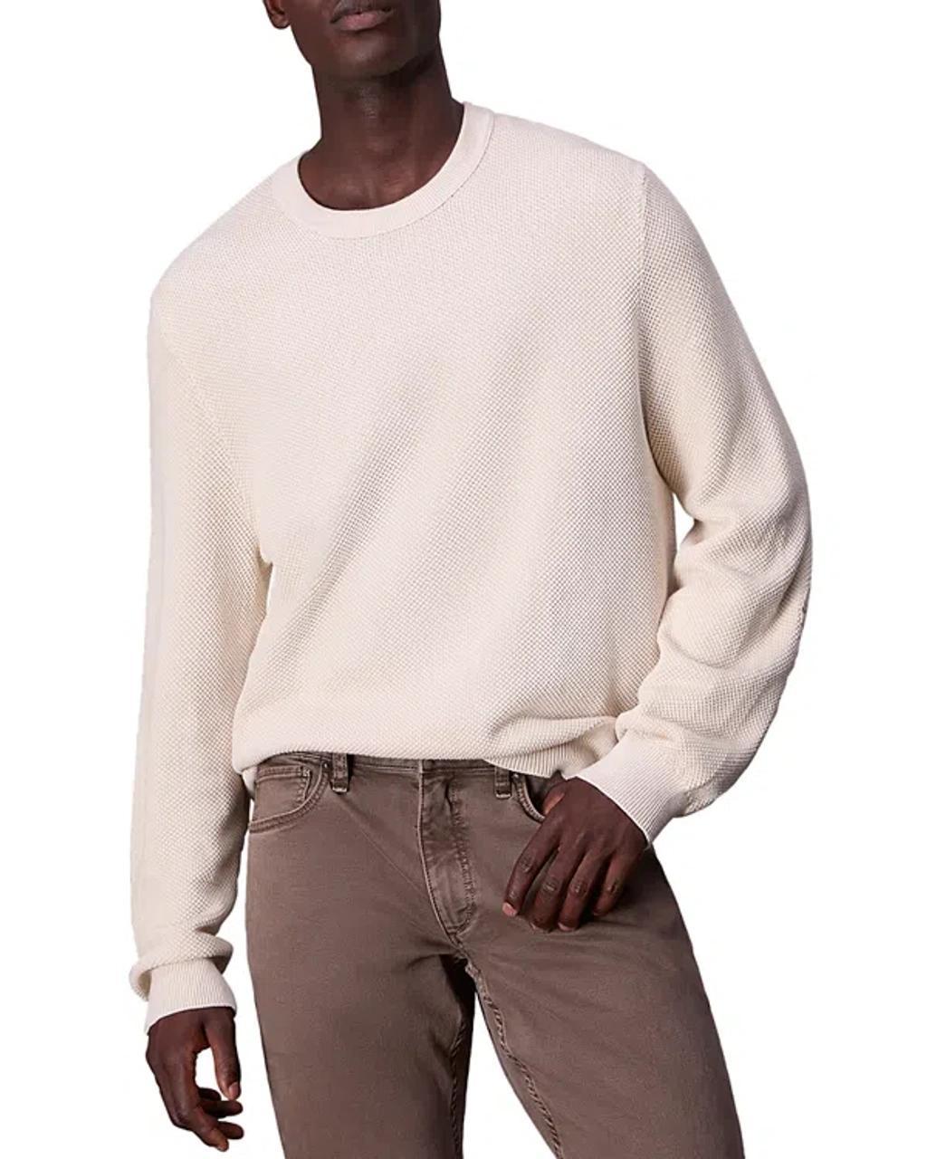 RAG & BONE Dexter Washed Crewneck Sweater In Ivory Product Image