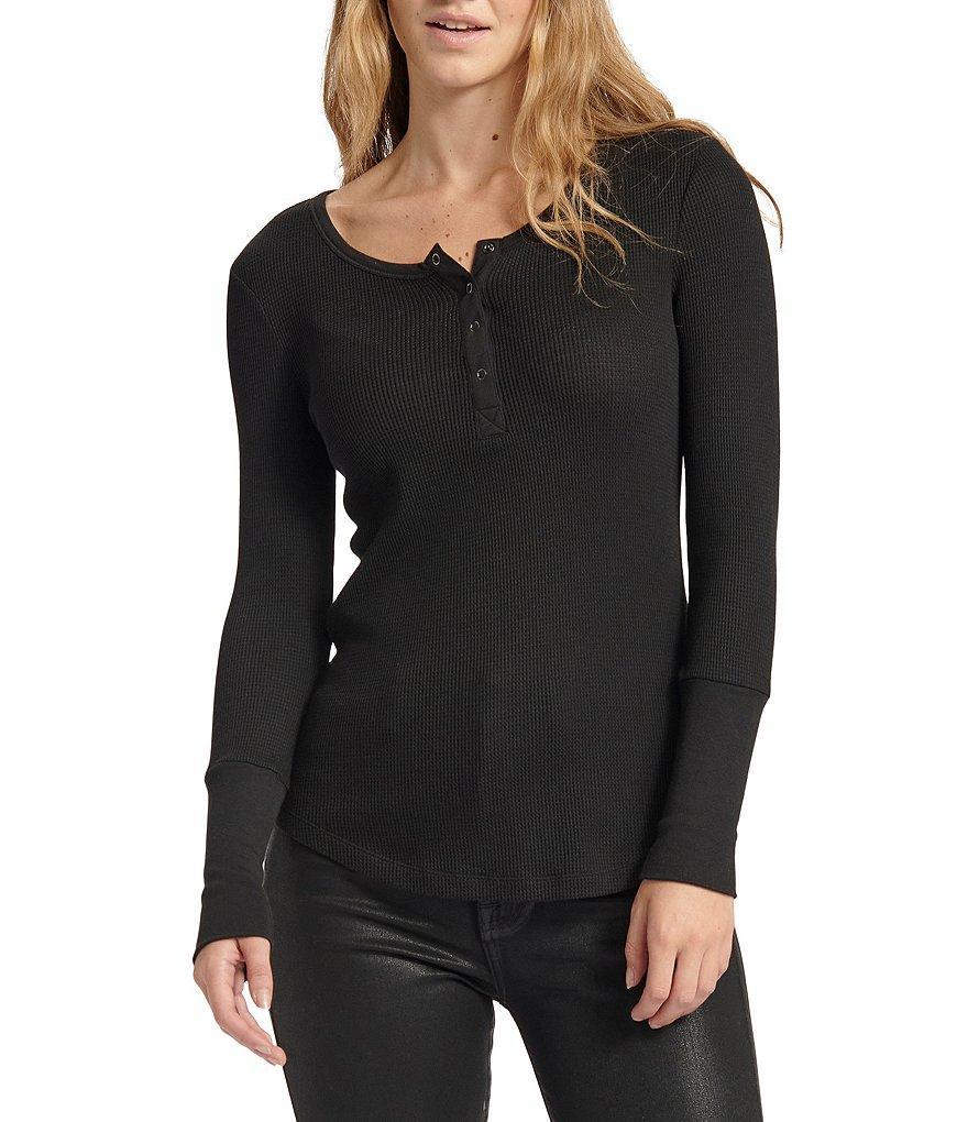 Splendid Thermal Forever Long Sleeve Henley Shirt product image