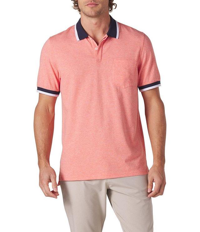 The Normal Brand Puremeso Tipped Short-Sleeve Polo Shirt Product Image