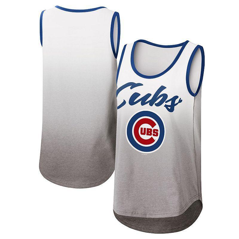 Women's G-III 4Her by Carl Banks White Chicago Cubs Logo Opening Day Tank Top Product Image