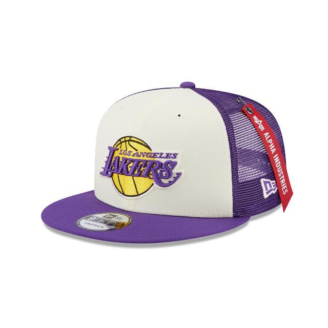 Alpha Industries X Los Angeles Lakers 9FIFTY Snapback Hat Male Product Image