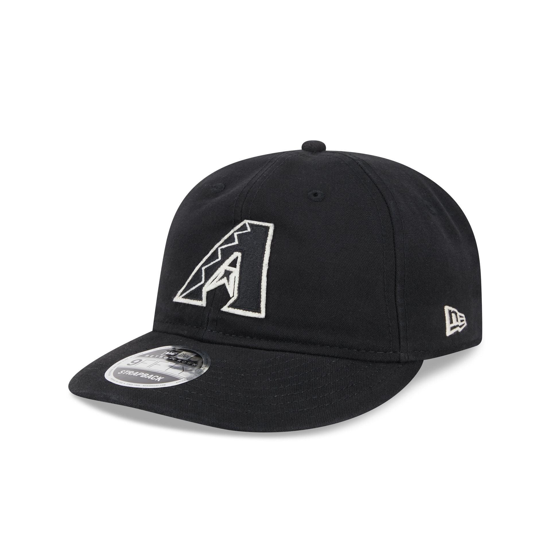 Arizona Diamondbacks Canvas Felt Retro Crown 9FIFTY Adjustable Hat Male Product Image