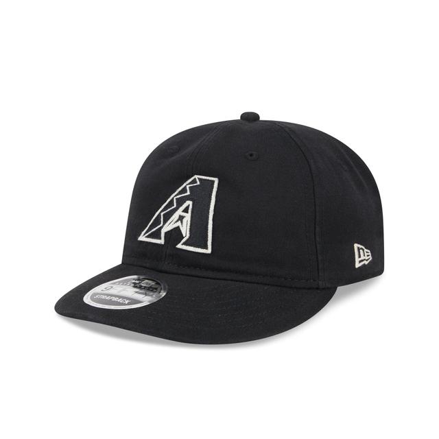 Arizona Diamondbacks Canvas Felt Retro Crown 9FIFTY Adjustable Hat Male Product Image