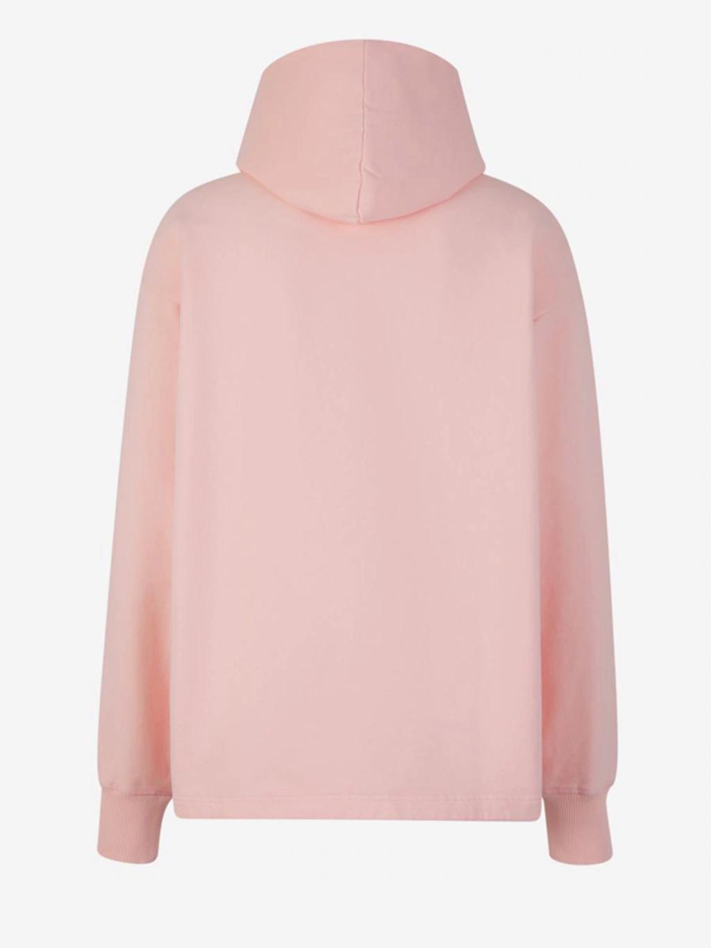 Printed Hood Sweatshirt In Light Pink Product Image