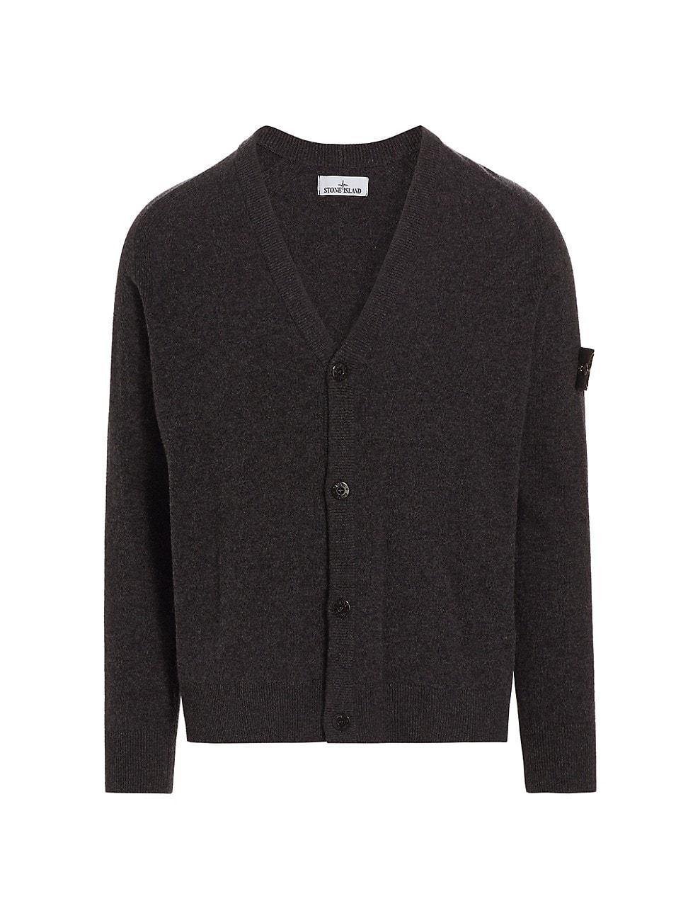 Mens Wool Button-Front Cardigan Product Image