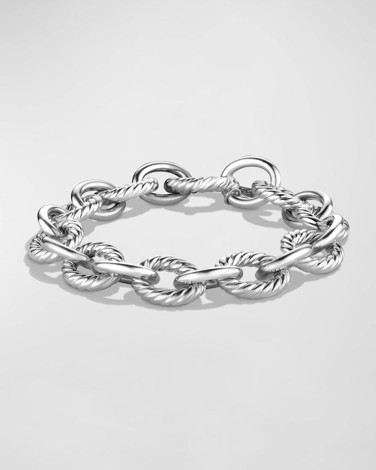 Womens Large Oval Link Bracelet Product Image