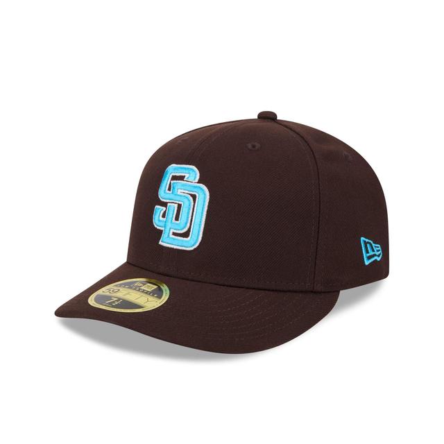 San Diego Padres Father's Day 2024 Low Profile 59FIFTY Fitted Hat Male Product Image