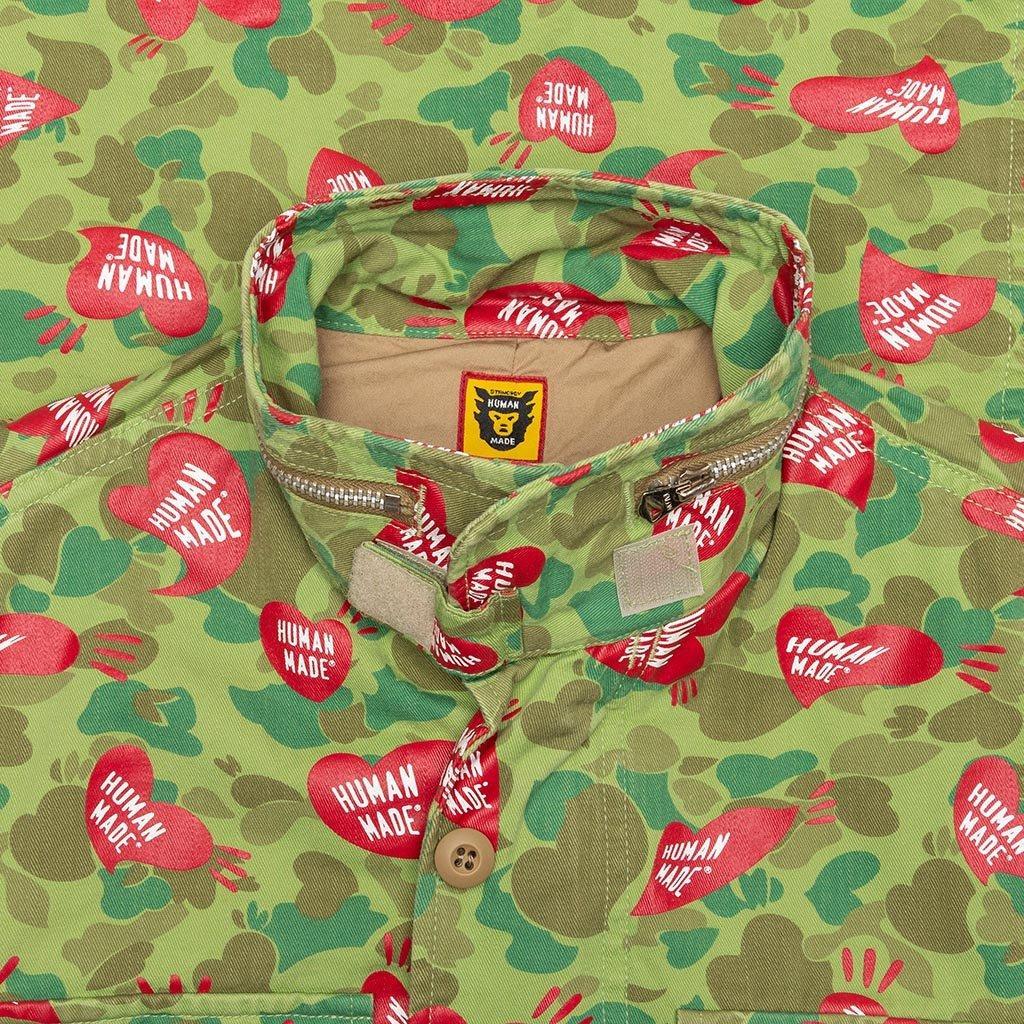 Heart Camo Field Jacket - Olive Drab Male Product Image