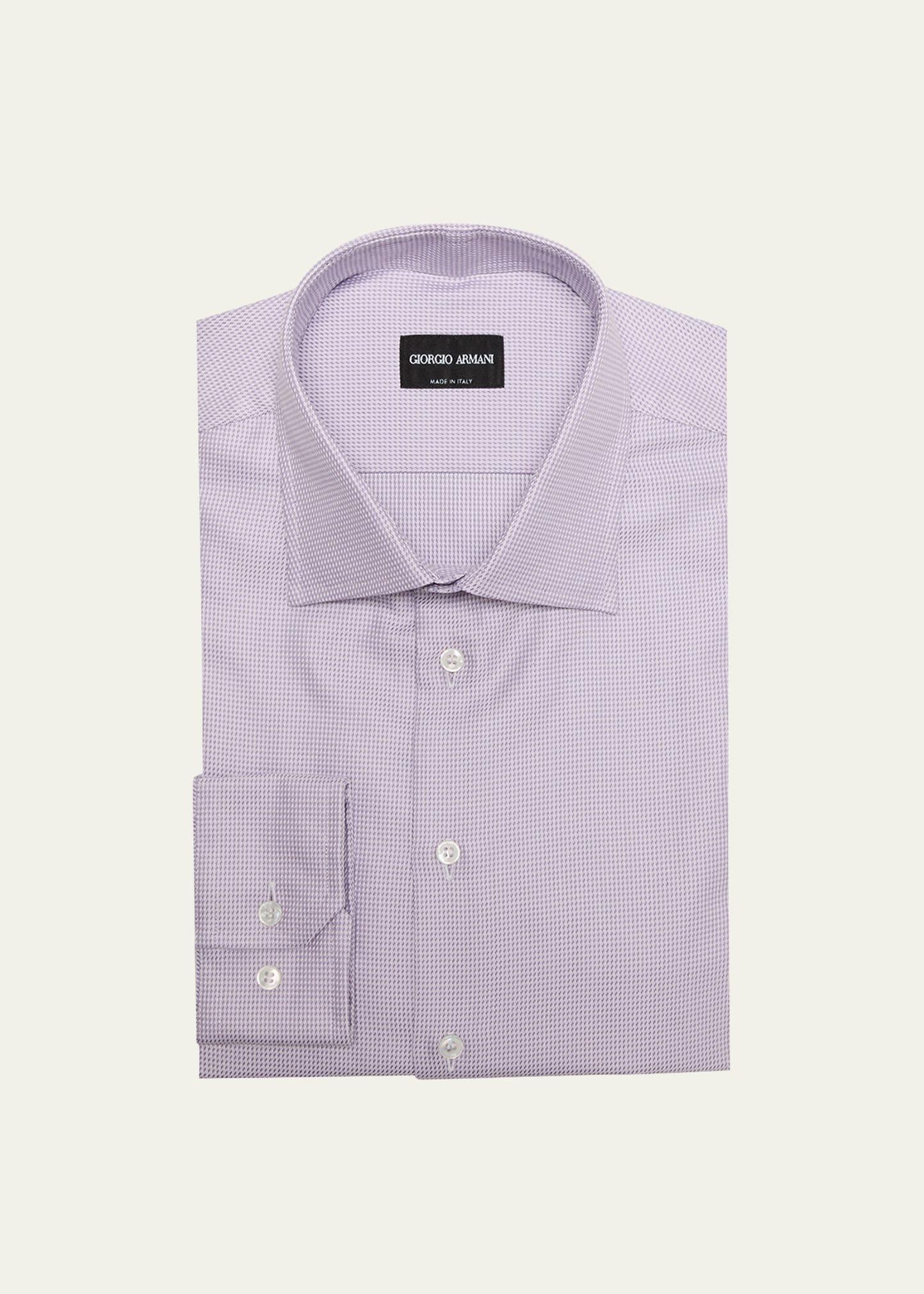 Mens Micro Print Dress Shirt Product Image