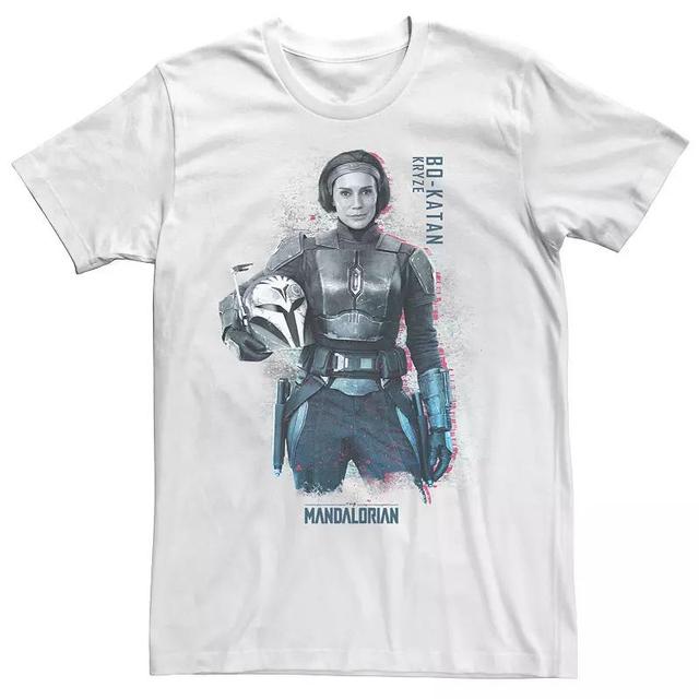 Big & Tall Star Wars: The Mandalorian Bo-Katan Kryze Portrait R20 Tee, Mens Product Image