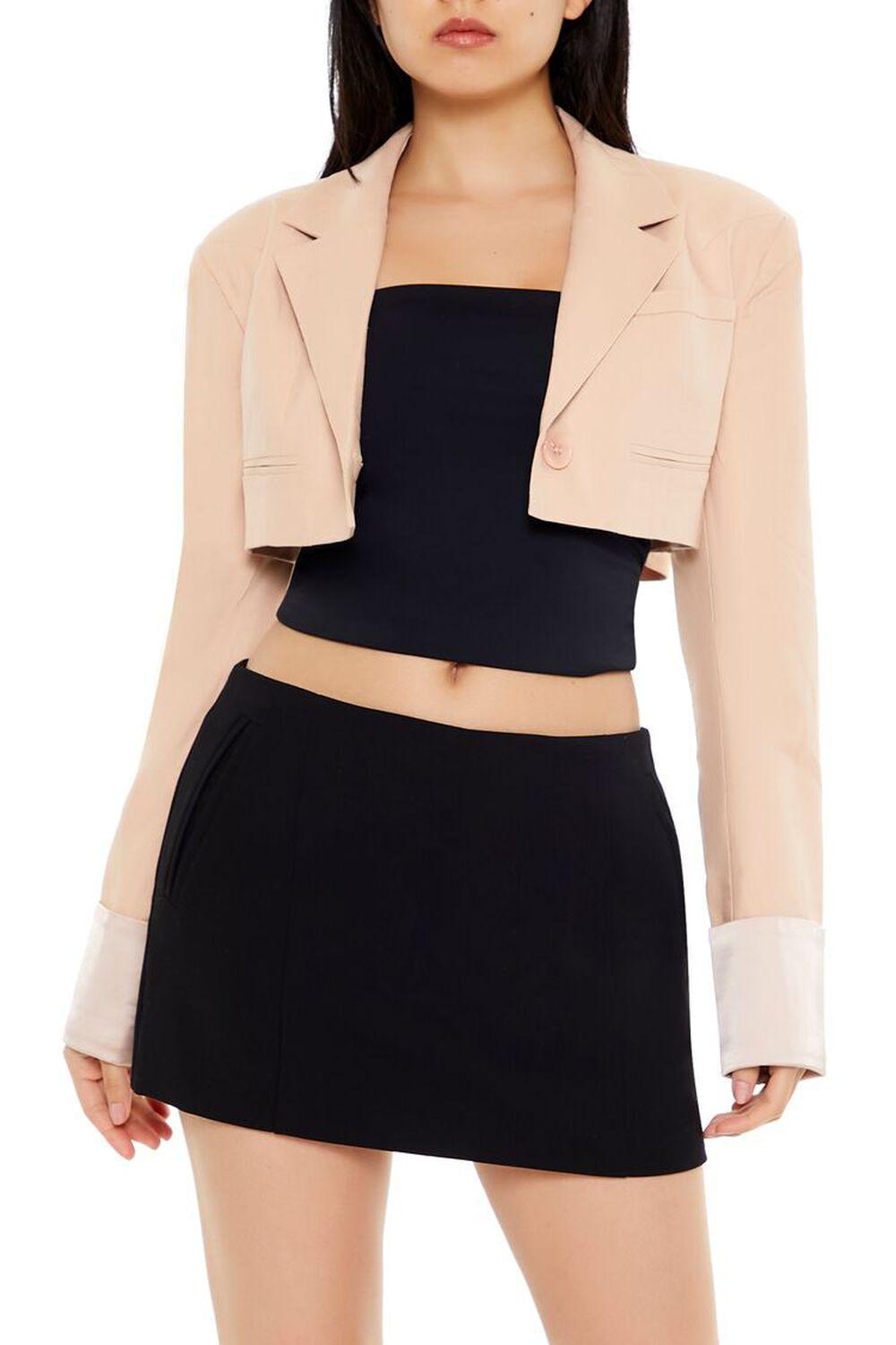 Cropped Boxy Blazer | Forever 21 Product Image