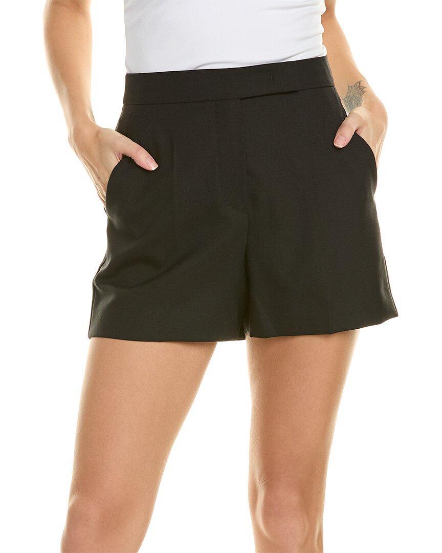 Amato Tailored Wool Blend Shorts In Black Product Image