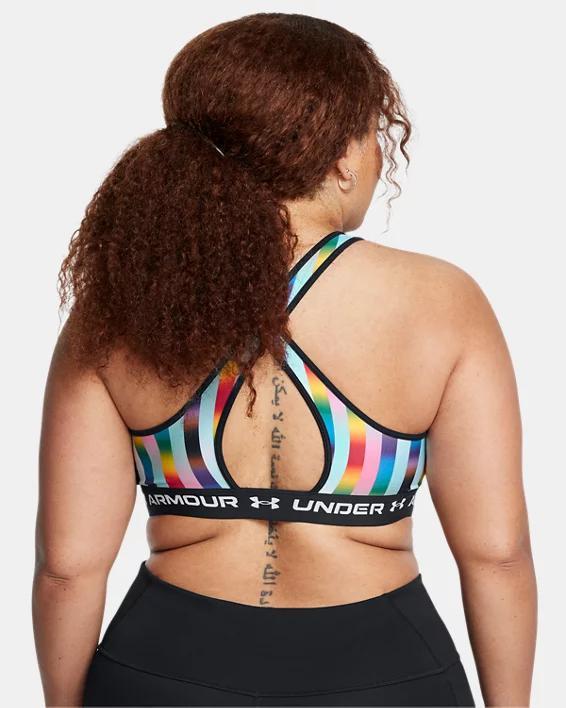 Women's UA Crossback Mid Pride Sports Bra Product Image