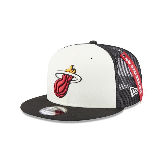 Alpha Industries X Miami Heat 9FIFTY Snapback Hat Male Product Image