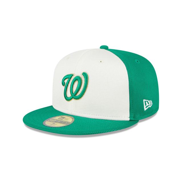 Washington Nationals St. Patrick's Day 2024 59FIFTY Fitted Hat Male Product Image