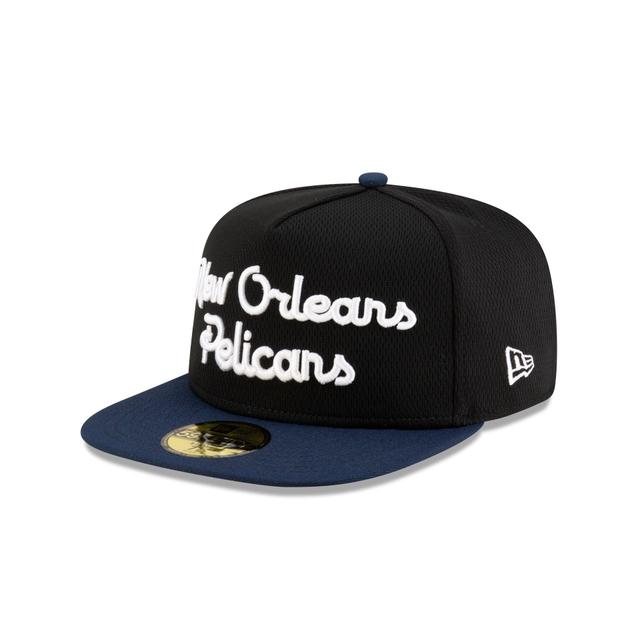 New Orleans Pelicans Dashmark Mesh 59FIFTY A-Frame Fitted Hat Male Product Image