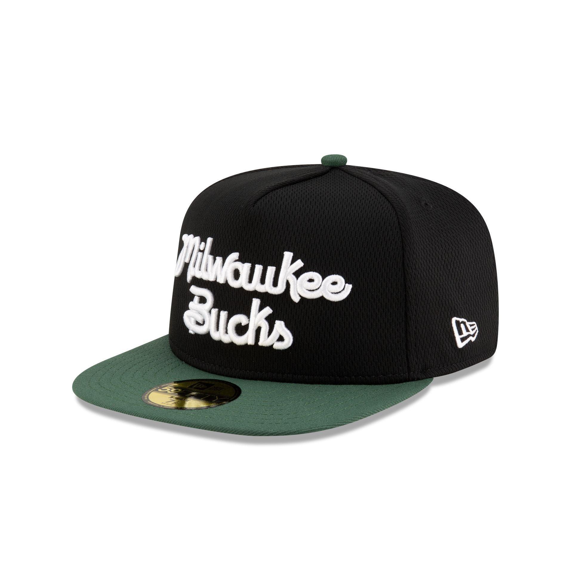 Milwaukee Bucks Dashmark Mesh 59FIFTY A-Frame Fitted Hat Male Product Image