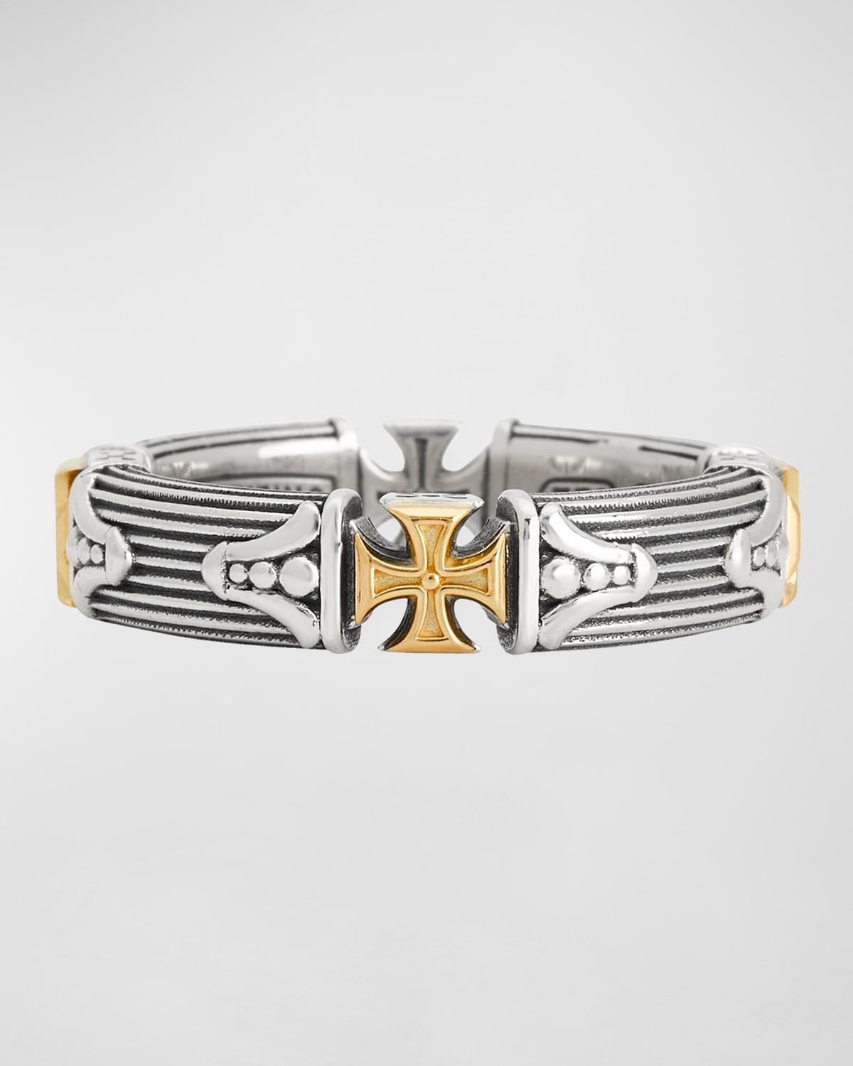 Womens Delos 2.0 Iconic Order Finesse 18K Gold & Sterling Silver Ring Product Image