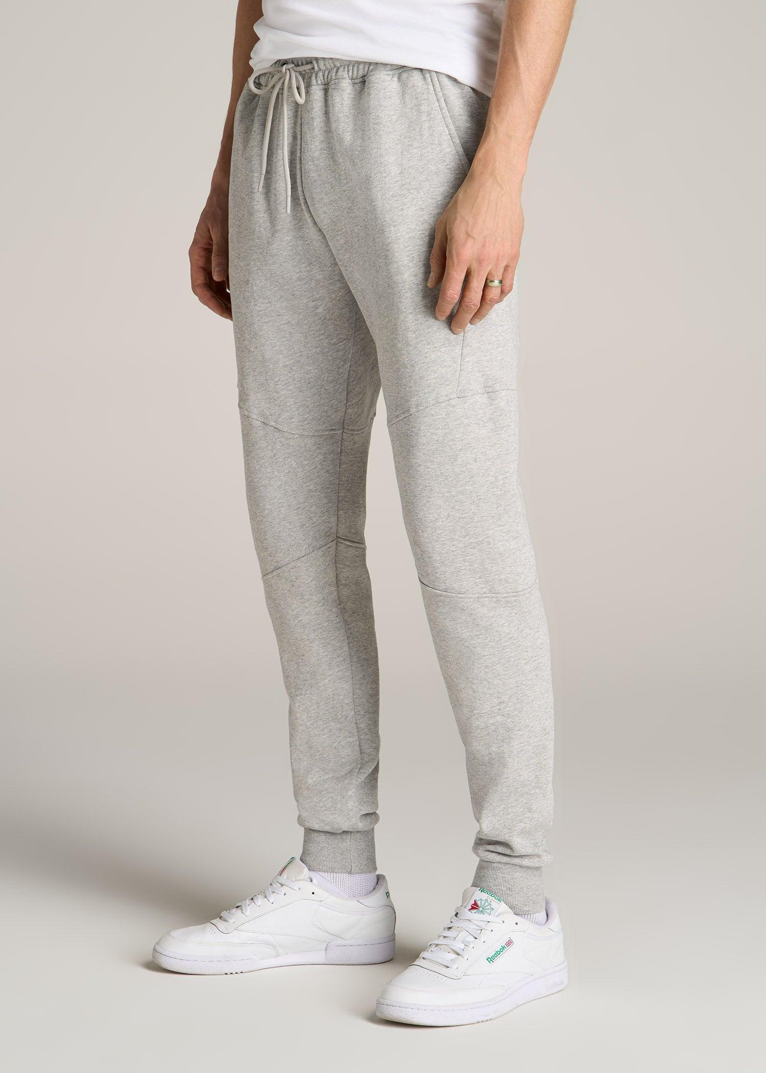 Wearever Fleece Joggers for Tall Men in Grey Mix Male Product Image