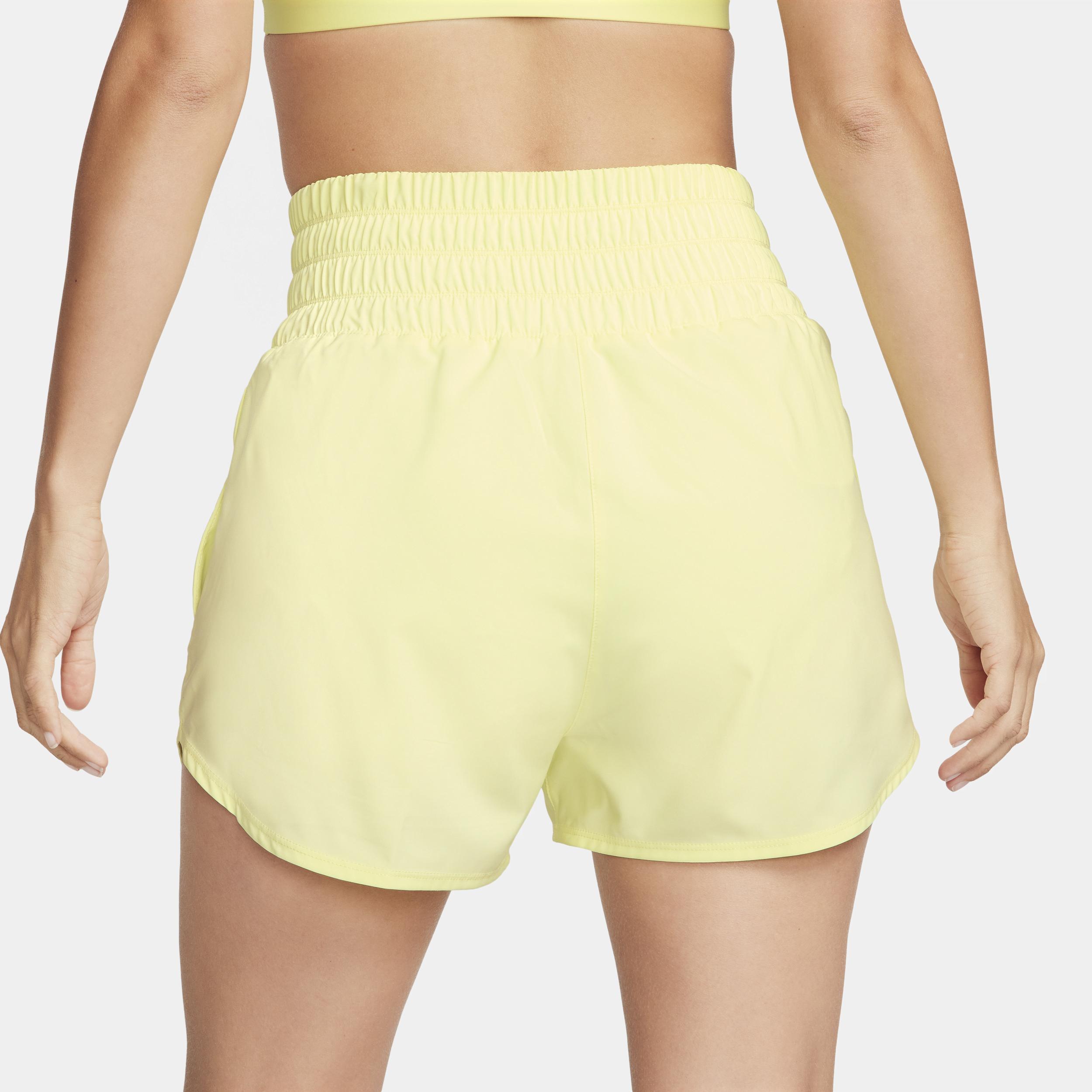 Nike Womens One Dri-FIT Ultra High-Waisted 3 Brief-Lined Shorts Product Image