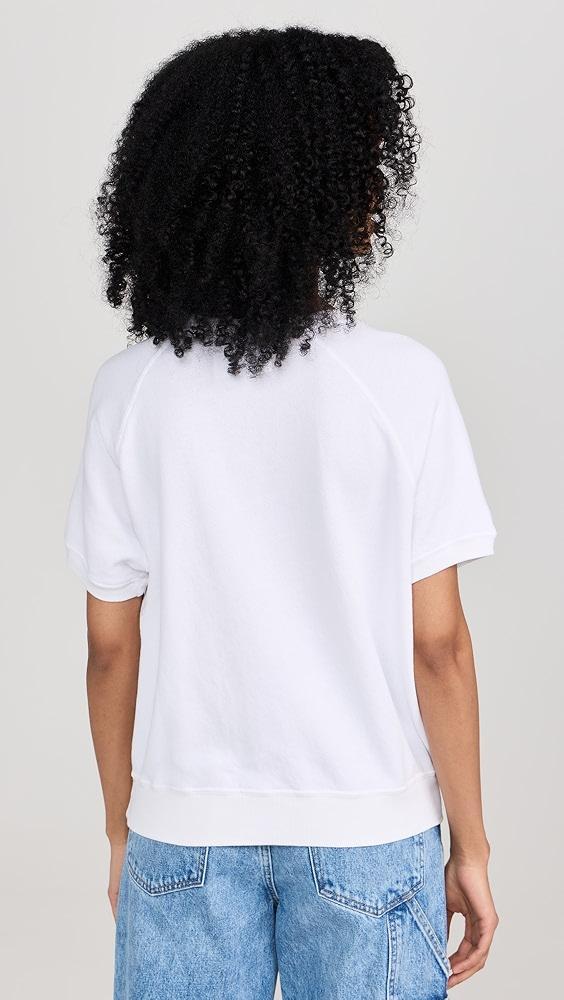 THE GREAT. The Short Sleeve Sweatshirt | Shopbop Product Image